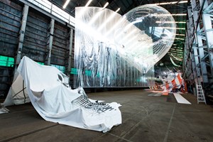 Lee Bul, 'Willing To Be Vulnerable', 2015–16. Installation view at the 20th Biennale of Sydney (2016) at Cockatoo Island. Courtesy the artist. Photographer: Ben Symons.